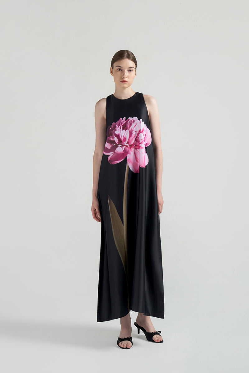 prairie dress black Black Cotton Rosemary Dress