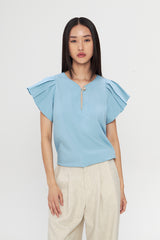 Pufu Blouse | Blue