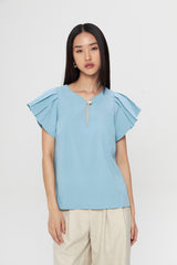 Pufu Blouse | Blue