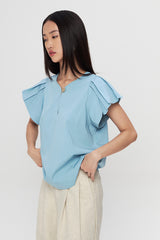 Pufu Blouse | Blue
