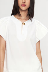 Pufu Blouse | White