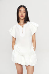 Pufu Blouse | White