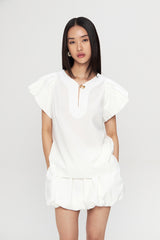 Pufu Blouse | White