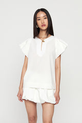 Pufu Blouse | White