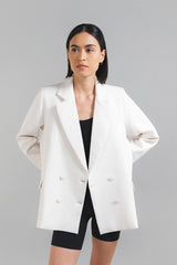 Pella Oversized Blazer Bone