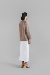 Pella Oversized Blazer Brown