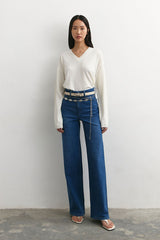 Renne Sweater | White
