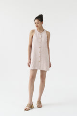 Rebecca Tweed Dress Pink