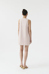 Rebecca Tweed Dress Pink