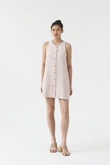 Rebecca Tweed Dress Pink