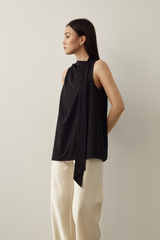 MMEHUILLET FOR DUMA - Rhea Top | Black