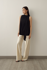 MMEHUILLET FOR DUMA - Rhea Top | Black