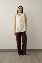 MMEHUILLET FOR DUMA - Rhea Top | White