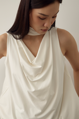 MMEHUILLET FOR DUMA - Rhea Top | White