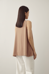 MMEHUILLET FOR DUMA - Rhea Top | Mocha Mousse