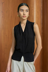 MMEHUILLET FOR DUMA - Rielle Top | Black