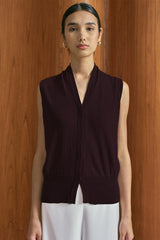 MMEHUILLET FOR DUMA - Rielle Top | Burgundy