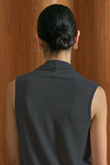 MMEHUILLET FOR DUMA - Rielle Top | Dark Grey