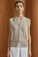 MMEHUILLET FOR DUMA - Rielle Top | Taupe