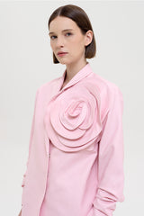 Rosette Blazer Pink