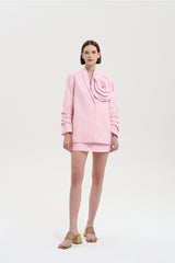 Rosette Blazer Pink