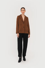 Rowan Blazer Brown