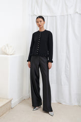 Ruche Cardigan | Black