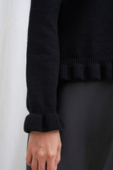 Ruche Cardigan | Black