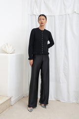 Ruche Cardigan | Black