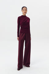 Sienna Ease Top | Burgundy