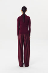 Sienna Ease Top | Burgundy