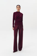 Sienna Ease Top | Burgundy