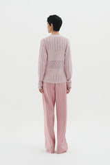 Sandre Cardigan | Pink