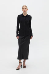 Tabi Knit Shirt | Black