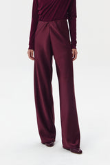 Tan Pants | Burgundy