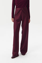 Tan Pants | Burgundy