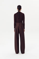 Tan Pants | Dark Brown