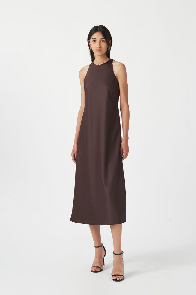 slim fit dress slacks Brown Satin Tulle Long Prom Gown, Brown Long Formal Evening Dresses –  dresstby