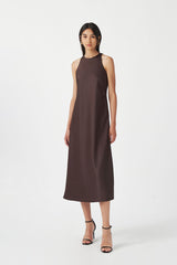 Thasa Dress | Dark Brown
