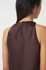 Thasa Dress | Dark Brown