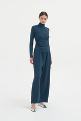 Tralo Top | Teal Blue