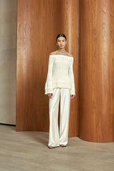 MMEHUILLET FOR DUMA - Taya Top | Cream