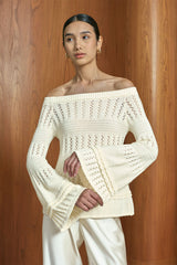 MMEHUILLET FOR DUMA - Taya Top | Cream