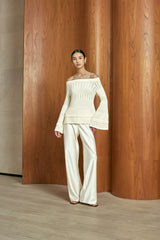 MMEHUILLET FOR DUMA - Taya Top | Cream