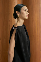 MMEHUILLET FOR DUMA - Thalia Top | Black