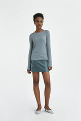 ROSA | Slim Fit Crew Neck in Blue