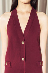 Vanka Top Maroon
