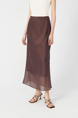 Veil Skirt | Brown