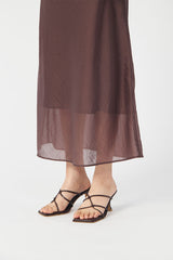 Veil Skirt | Brown
