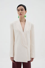 Way Blazer | Ecru